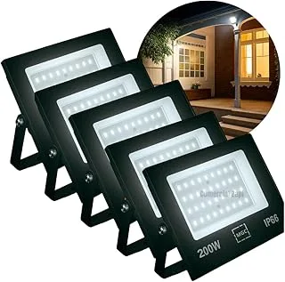 Kit 5 Refletores Led 200W Slim