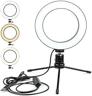 Ring Light Led 16cm com Mini Tripé