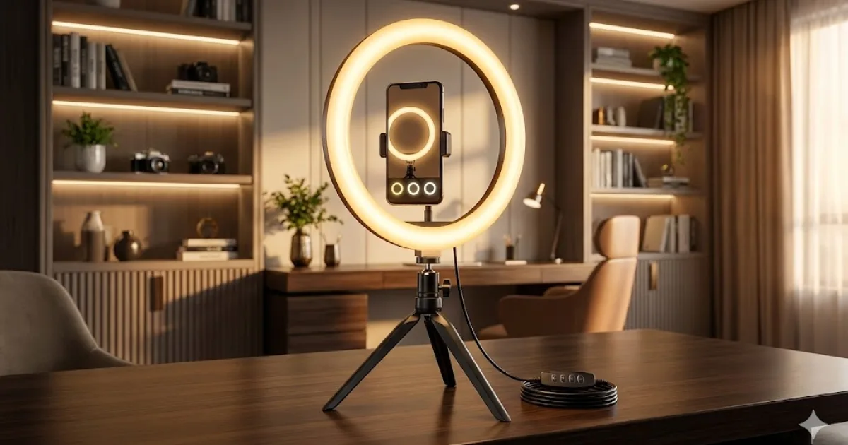 Melhor ring light de mesa: As 10 melhores em 2026