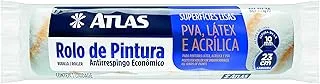 Pincéis Atlas Rolo Lã Sintética 23cm
