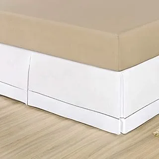 Saia Box Queen Ponto Palito Percal 200 Fios