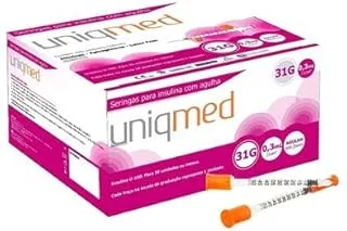 Seringa Uniqmed 0,3ml 6mm 31G