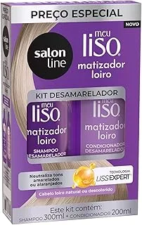 Kit Salon Line Meu Liso Matizador