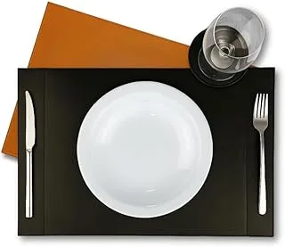 Jogo Americano Sousplat Dupla Face Couro