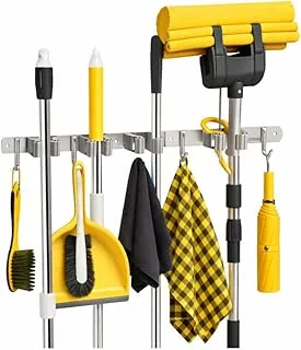 Porta Vassoura de Parede 9 Acessórios
