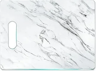 Tábua de Vidro Efeito Mármore Premium