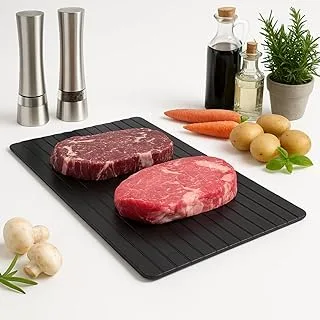 Tábua De Descongelamento Rápido Alumínio Preto