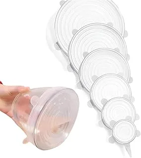 Conjunto 6 Tampas Silicone Premium Universais