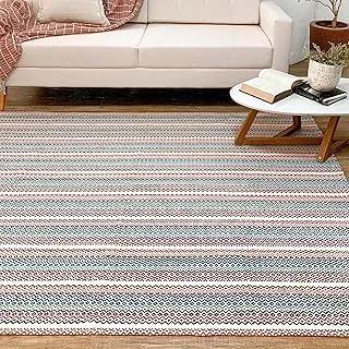 Tapete Tropical Geométrico Algodão