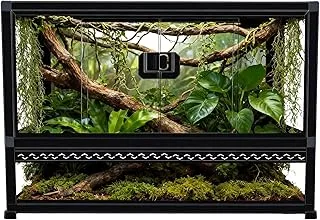 Caixa De Vidro De Terrário Para Répteis 56 Cm