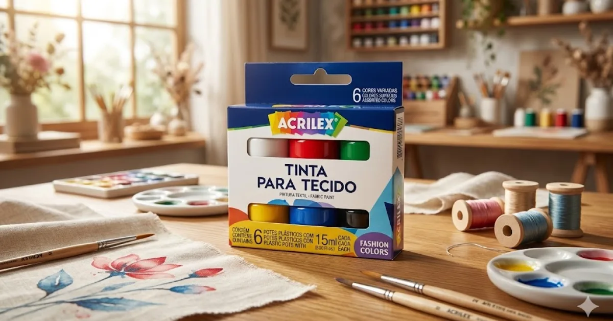 Melhor tinta para tecido: As 10 melhores em 2026