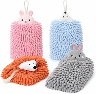 Toalha de Mão de Bichinho em Chenille