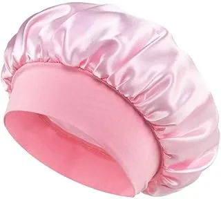 Touca De Cetim Grande com Faixa Larga