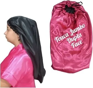 Touca de Cetim Jumbo Tranças Grande