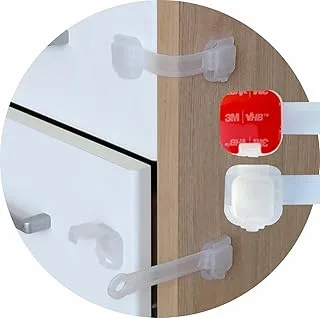 Kit 8 Travas de Segurança Transparente