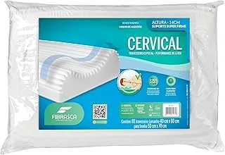 Travesseiro Cervical Fibrasca Lavável