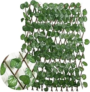 Treliça Gradil Expansível Folhagem Artificial