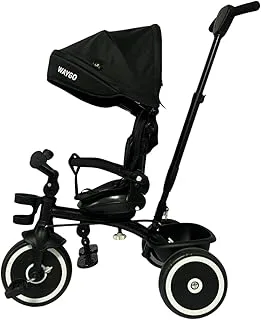 Triciclo Infantil Waygo Preto Maxi Toys