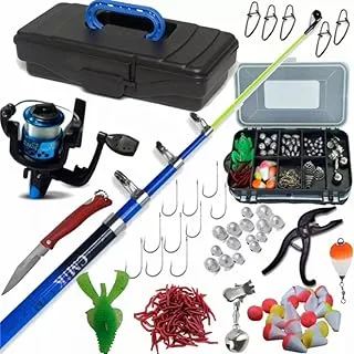 Kit de Pesca Completo Vara e Molinete