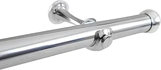 Kit Varão Longo 5 Metros Cromado