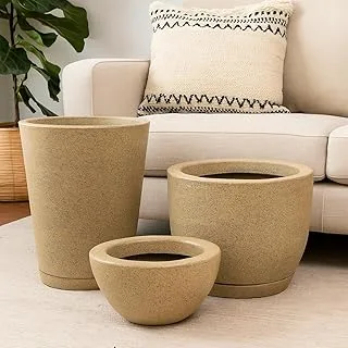 Kit 3 Vasos Polietileno Cinza