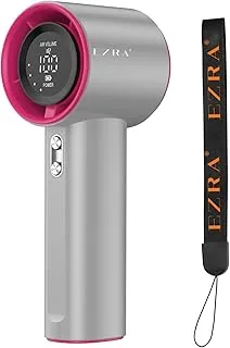 Ventilador de Mão Digital LED Prata