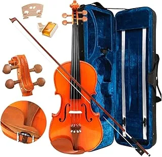 Violino 4/4 Todo em Madeira Acústico